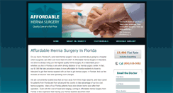 Desktop Screenshot of herniasurgeryflorida.com