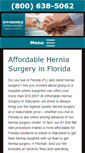 Mobile Screenshot of herniasurgeryflorida.com